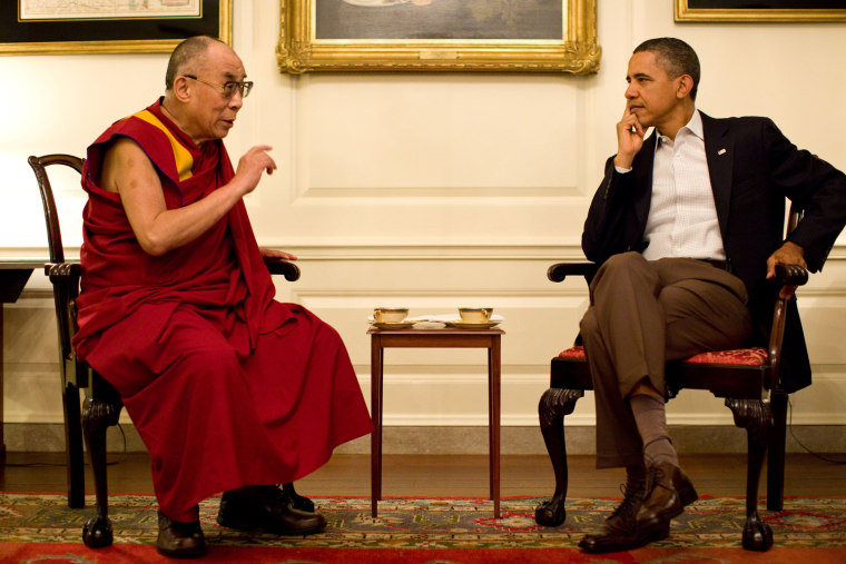 Image: Dalai Lama, Barack Obama